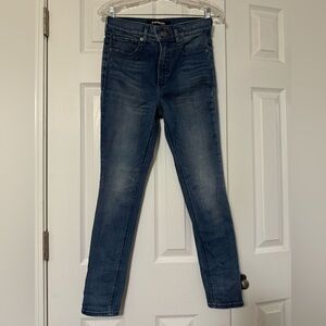 Express Denim Perfect Stretch Leggings High Rise 2S